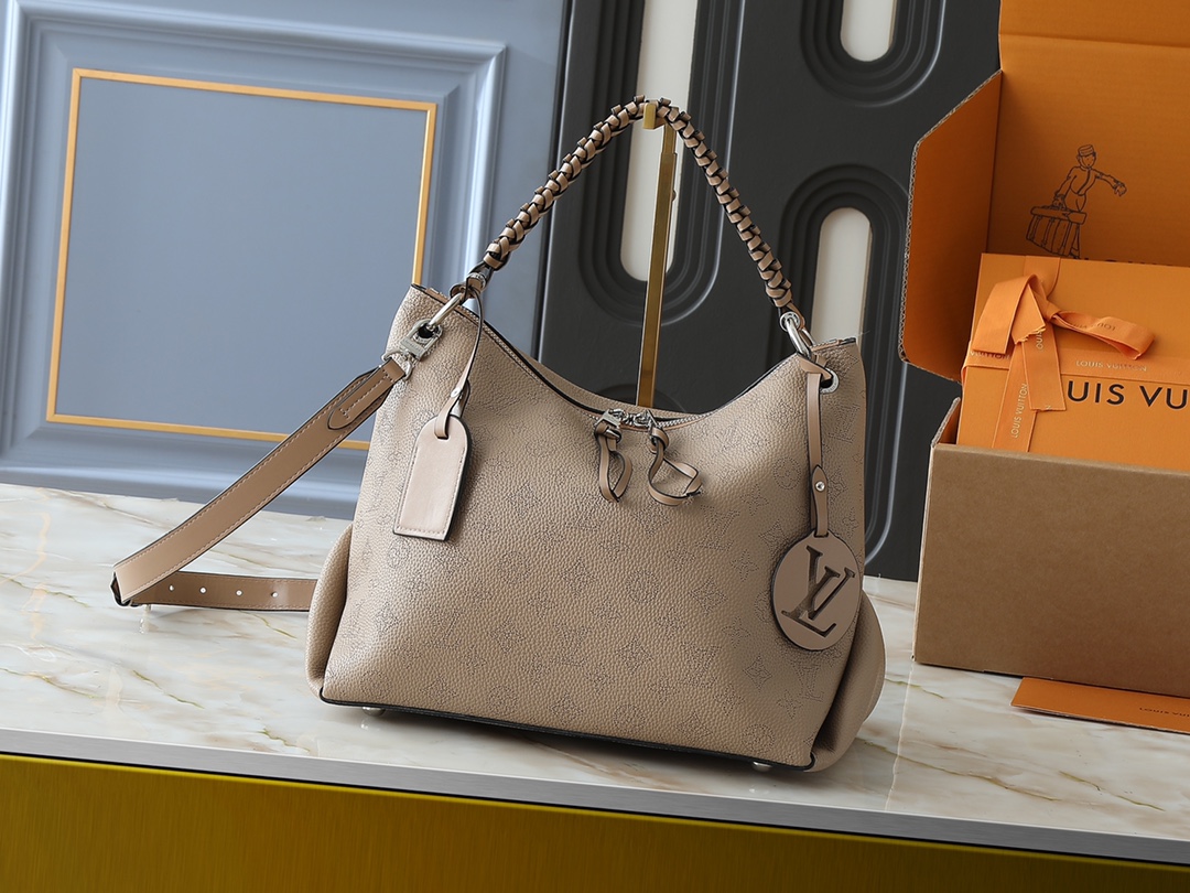 LV Classic Handbag Monogram Canvas Gold Hardware Street Style 1670